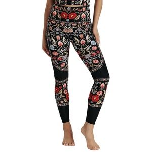 Yoga Democracy Rustica Printed Yoga Leggings, S